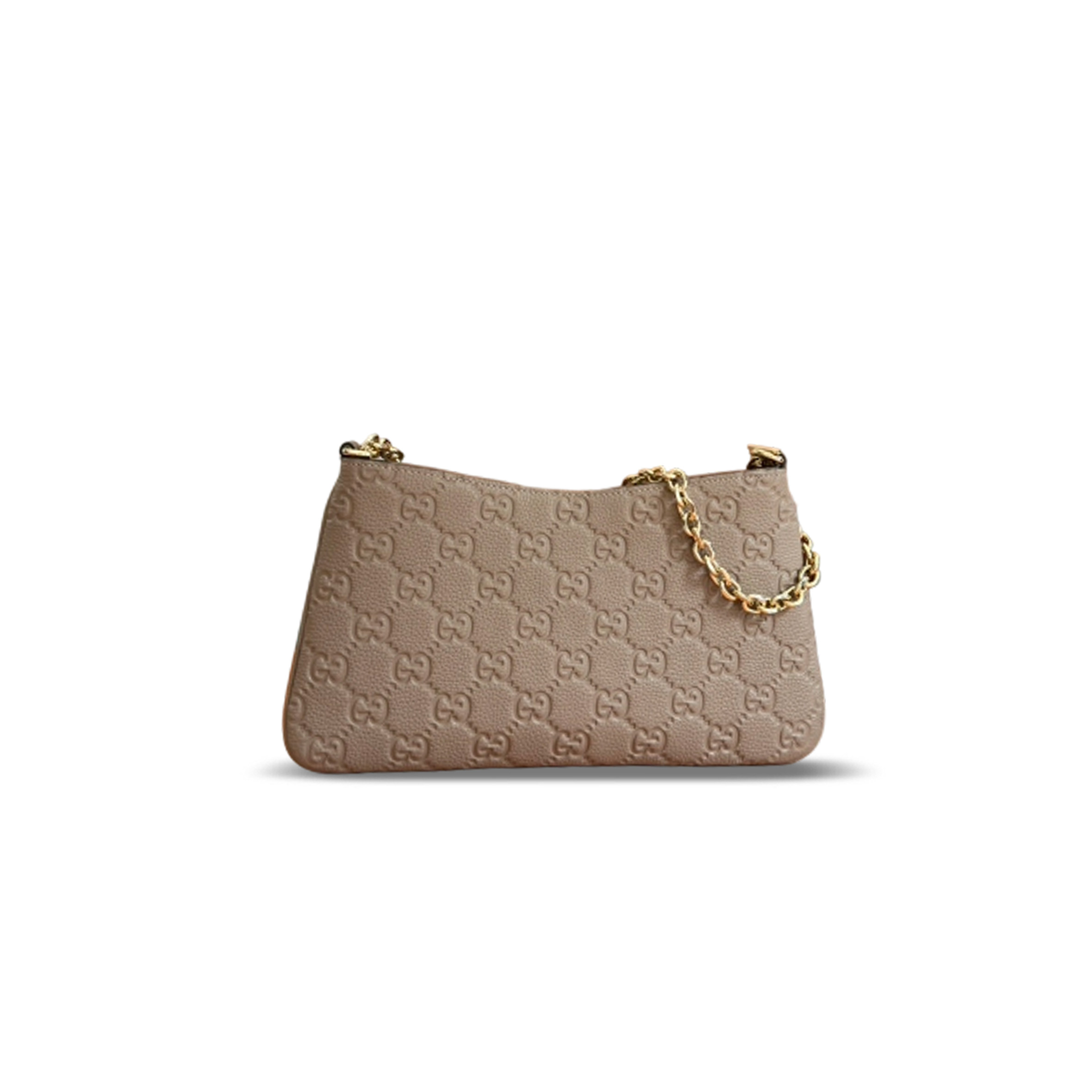 GUCCI GG EMBLEM MEDIUM SHOULDER BAG 815277 (29.5*16*2cm)